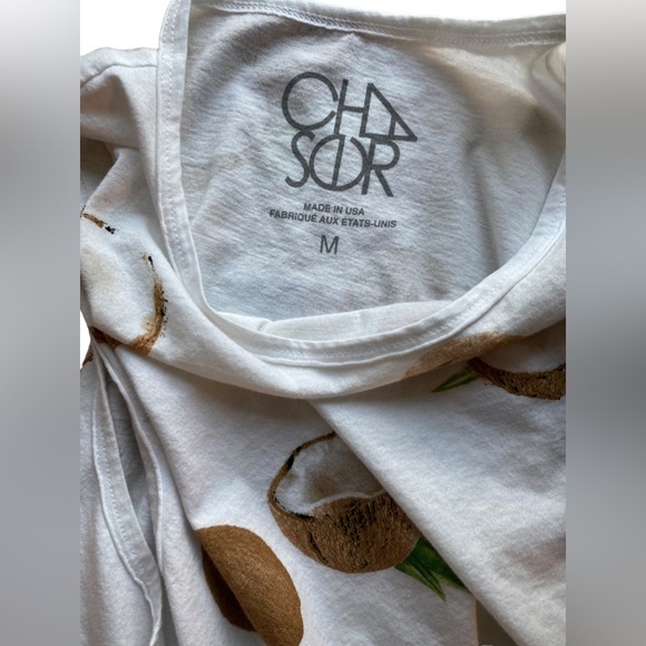 Chaser | Medium White Coconut Print Tank Top - Picture 6 of 7